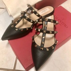Valentino Garavani Rockstud Pointed Toe Mule
